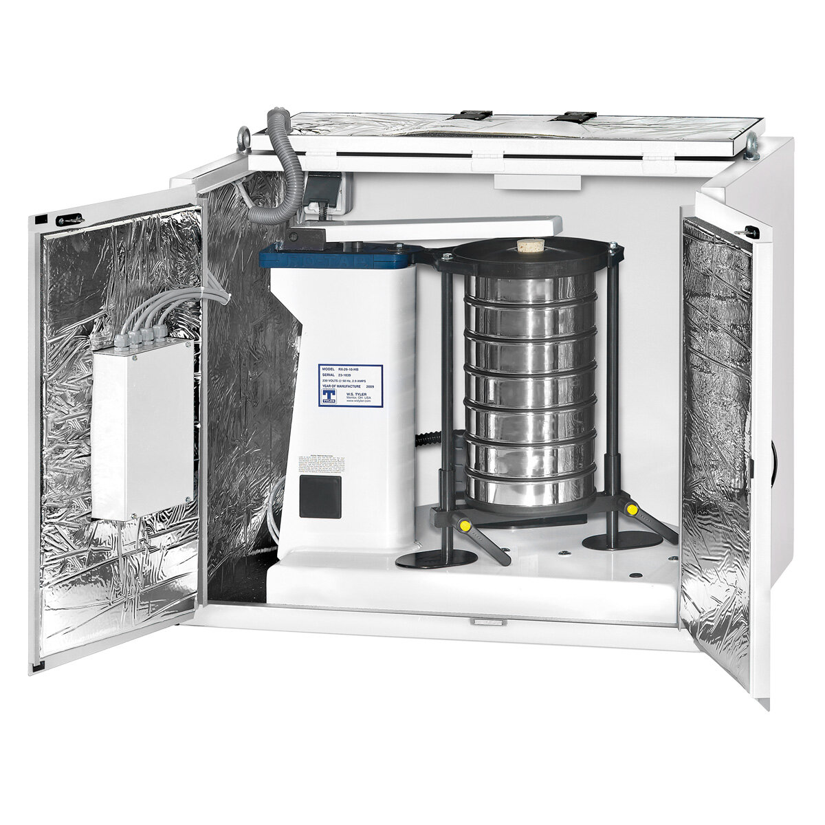 Ro-Tap Analysensiebmaschine RX-29 CE von WS Tyler mit Schalldämmschrank