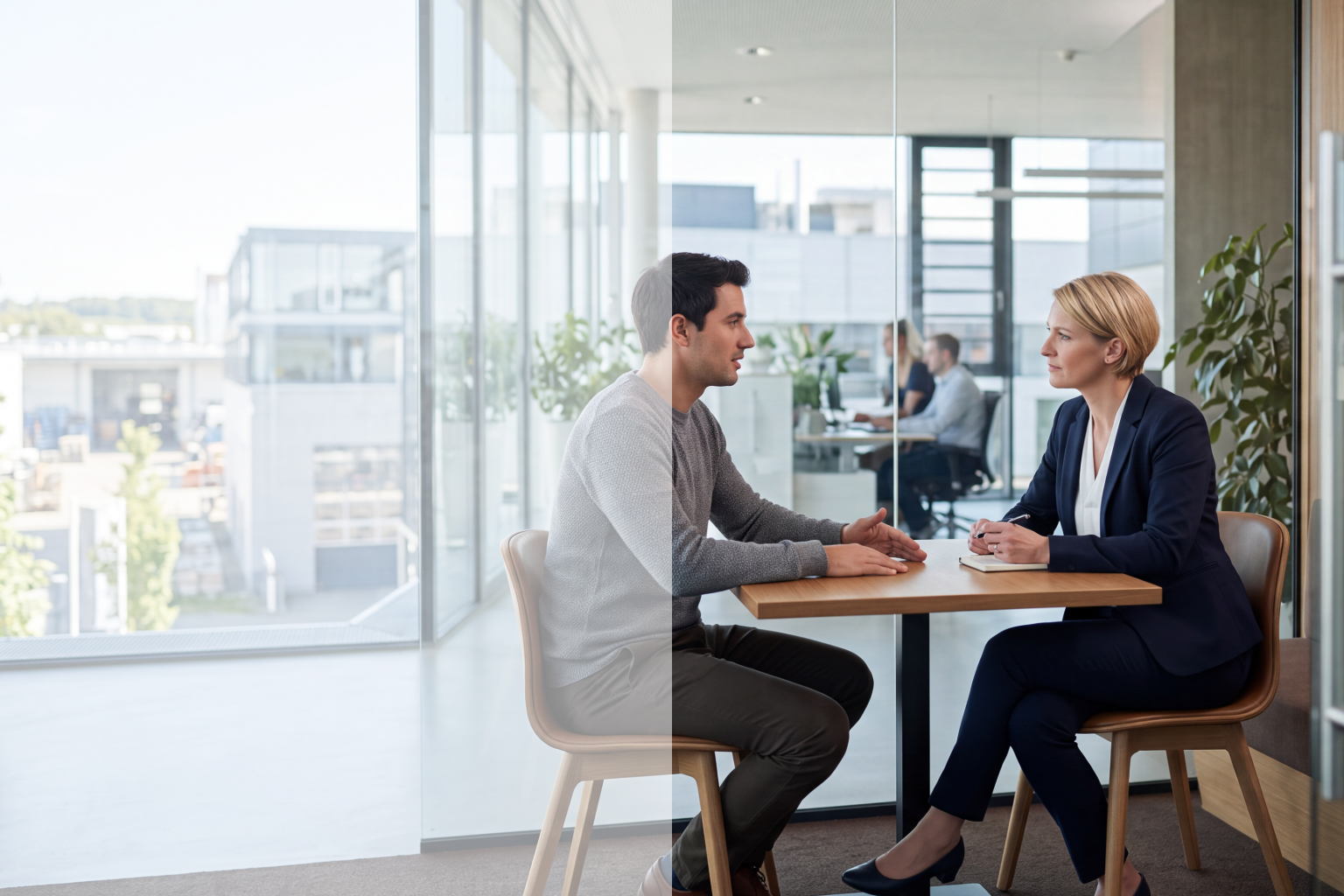 Deux personnes dans un bureau | © NEXOPART